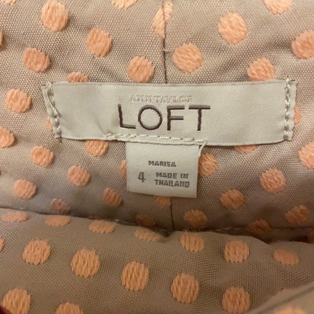 Ann Taylor Loft Polka Dot Print Shorts, 4 Final Price - Picture 3 of 5